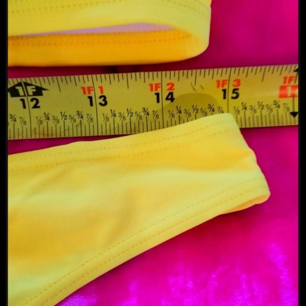 Yellow Triangle Bikini Set - Picture 6 of 7
